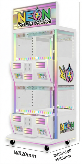 Neon Prize Room claw machine